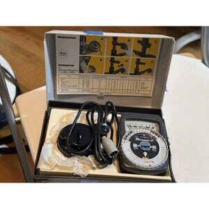 LEITZ GOSSEN MICROSIX-L PHOTOMICROGRAPHIC EXPOSURE LIGHT METER WITH CASE